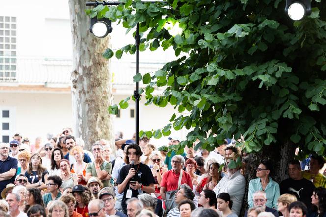 Durante a edição de 2025 do Festival Internacional de Jornalismo, em Couthures-sur-Garonne.