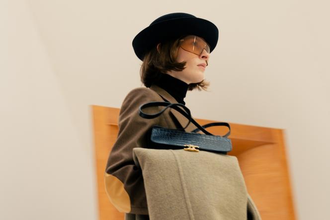 Celine, coleção outono-inverno 2026-2027, apresentada em Paris, 7 de março de 2026. 
