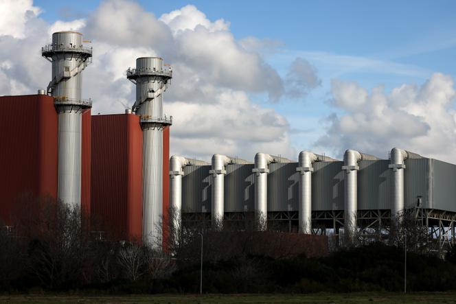 La centrale électrique à cycle combiné gaz-vapeur d’Aprilia, en Italie, le 13 janvier 2026.