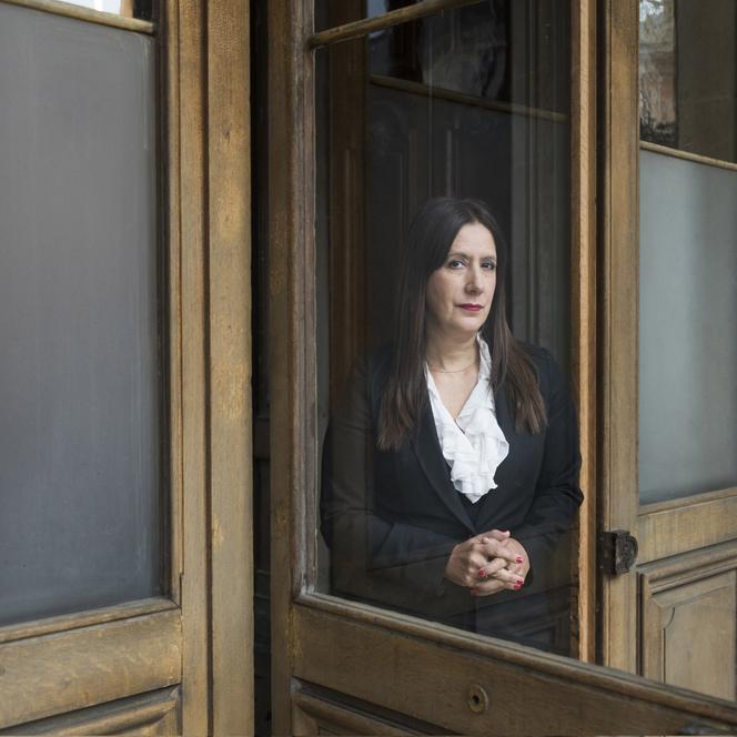 Dolores Redondo, em Lyon, em abril de 2022.  