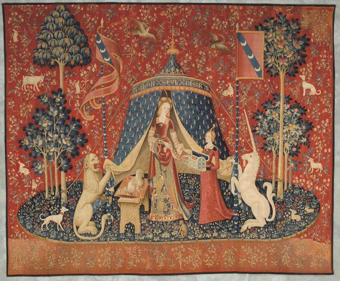 Tenture de « La Dame à la licorne » : « A mon seul désir » (vers 1500).