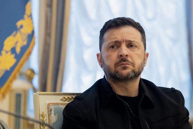 O presidente ucraniano, Volodymyr Zelensky, em Kyiv, em 11 de março de 2026.