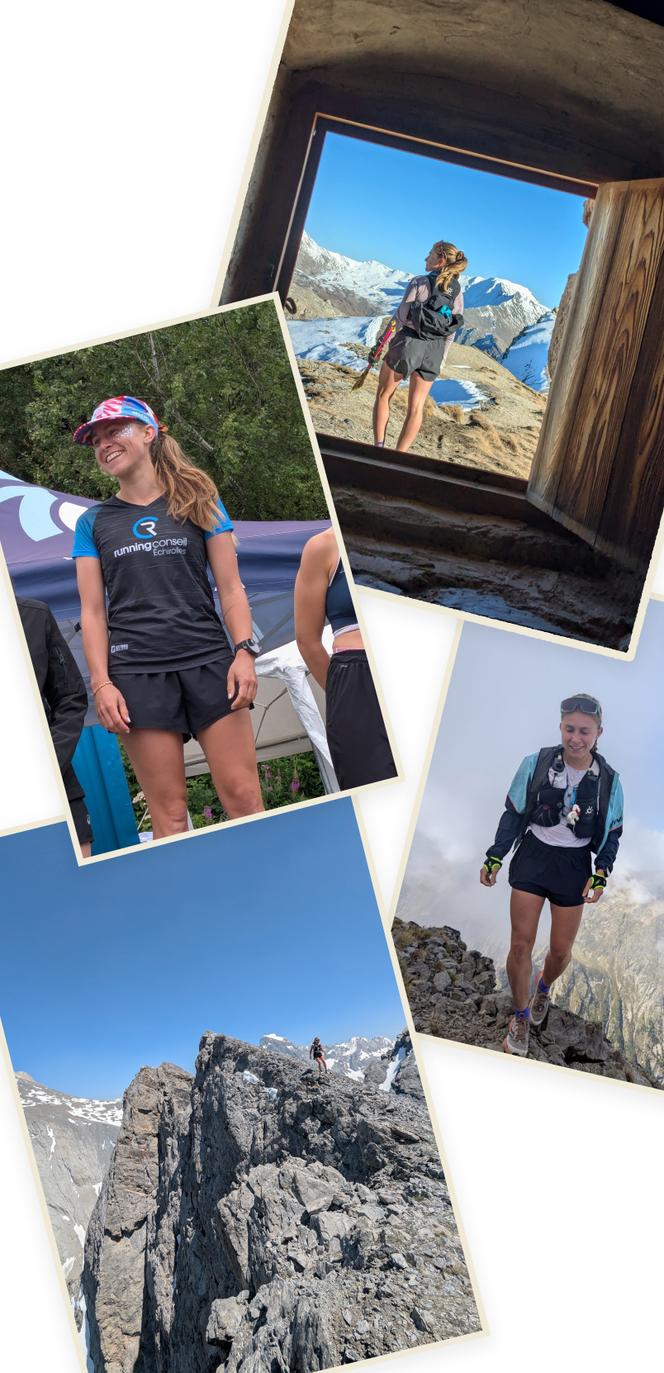 Entusiasta de ultra-trilhas, Adeline Gourdon-Porcher, 25 anos, escolheu o cargo de vendedora em uma padaria, o que lhe deixa quatro dias livres por semana. Ela os passa examinando os picos ao redor de Grenoble. 