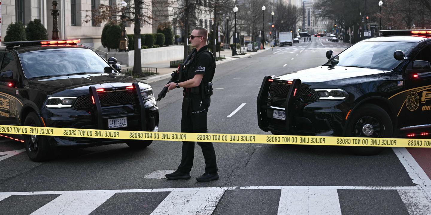 Fourgonnette force des barrières près de la Maison Blanche, le conducteur interpellé