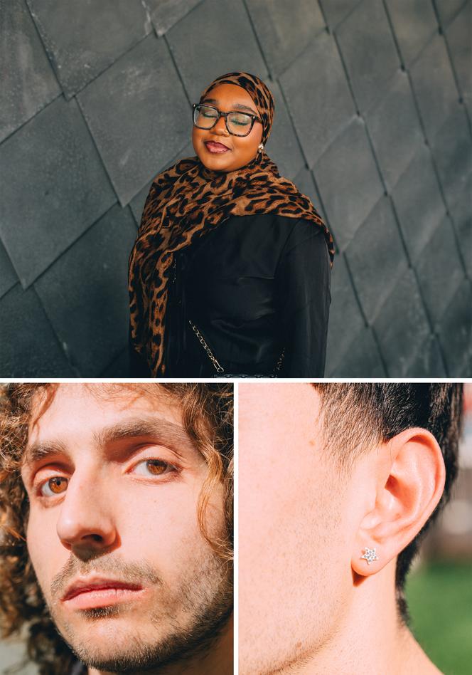 « Le Monde » a demandé à Jean-Matthieu Gautier de réaliser une série de portraits sur le thème du visage. Les personnes photographiées sont des jeunes contribuant au festival Nos futurs. Ils n’ont pas de lien avec ce texte. Ici Raïssa Bakari, Louis Masson et Marco Beline aux Champs libres, à Rennes, les 4 et 5 mars 2026.