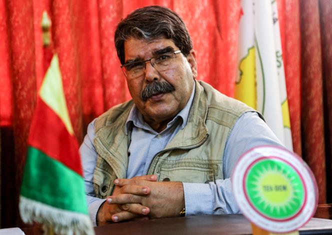 Salih Muslim, dirigeant kurde syrien, à Kamechliyé (Syrie), le 2 août 2018.