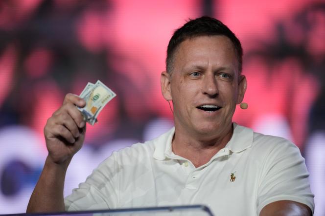   Peter Thiel, cofundador do PayPal e criador do Palantir, em abril de 2022.