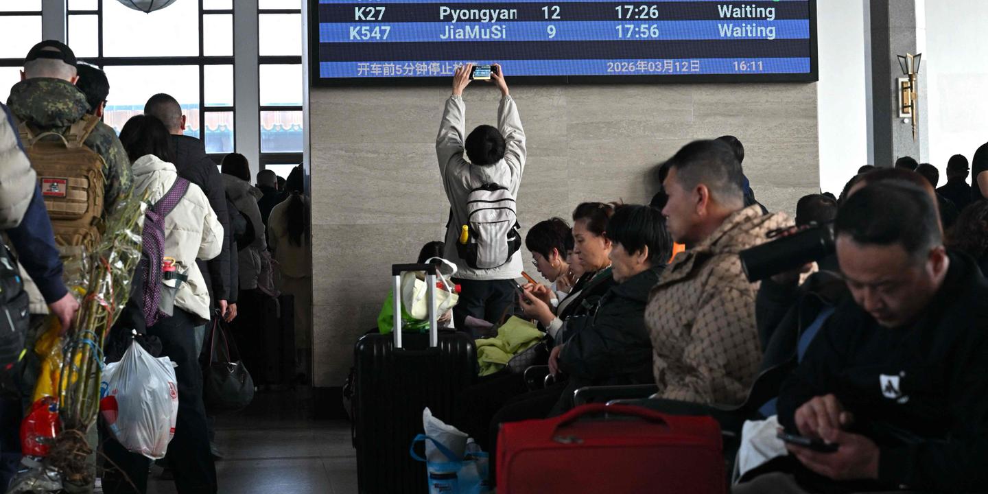 Un train reliant la Chine à la Corée du Nord arrive à Pyongyang après six ans d'interruption