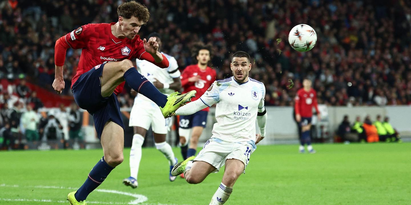 Lille échoue face à Aston Villa en Ligue Europa, défaite 1-0 en match serré