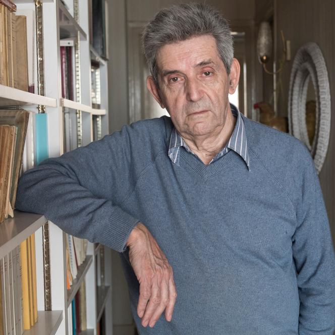 O filósofo Michel Hulin, em Antony (Hauts-de-Seine), 21 de fevereiro de 2014.