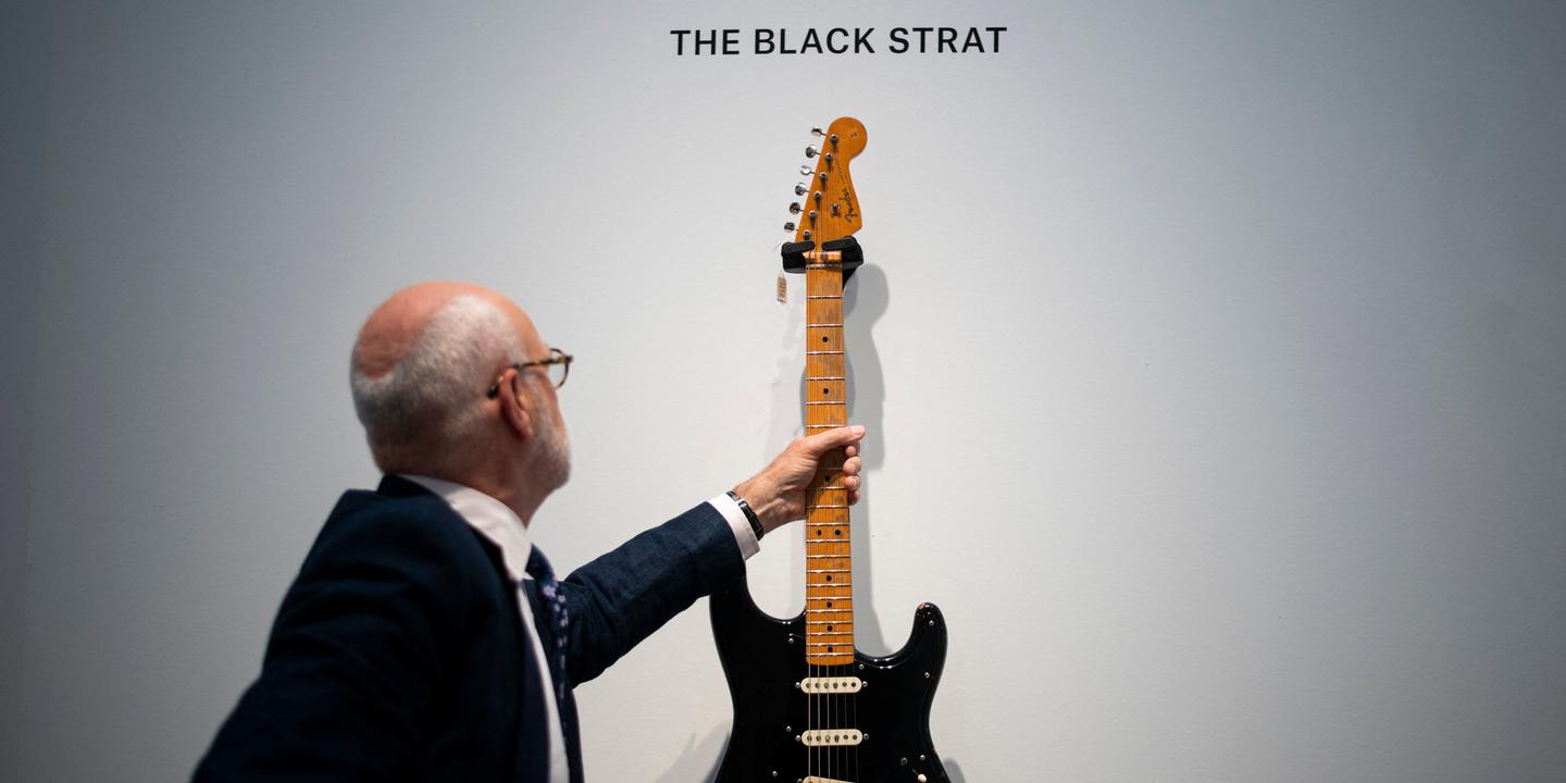 Une guitare des Pink Floyd vendue aux enchères pour un record à 14,55 millions de dollars