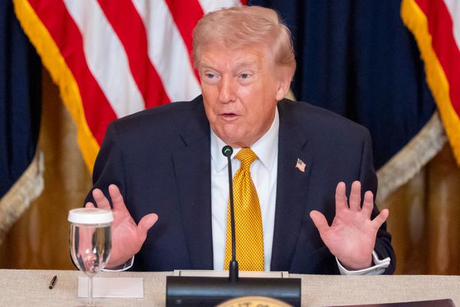 Le président américain, Donald Trump, à la Maison Blanche, à Washington, le 16 mars 2026. 