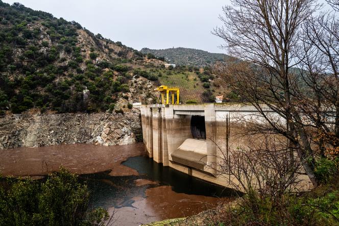 Le barrage de Vinça, dans la vallée de la Têt (Pyrénées-Orientales), le 10 février 2026.