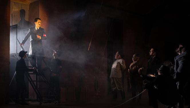 Lors des répétitions d’« Ici sont les dragons », mis en scène par Ariane Mnouchkine, au Théâtre du Soleil, dans le bois de Vincennes, en mars 2026.