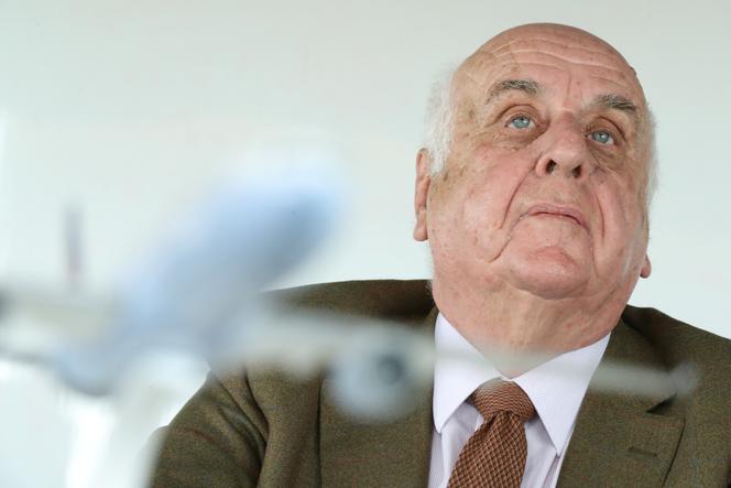 Le président de SN Airholding, Etienne Davignon, à Machelen (Belgique), le 11 mai 2018.