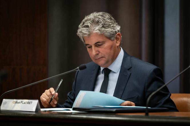 Gilles Platret, maire Les Républicains de Chalon-sur-Saône (Saône-et-Loire), lors d’une séance du Conseil régional de Bourgogne-Franche-Comté, à Dijon, le 5 septembre 2025.