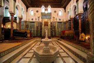 La mosquée vue du mihrab, dans la Maison de Pierre Loti, à Rochefort (Charente-Maritime), en 2025.