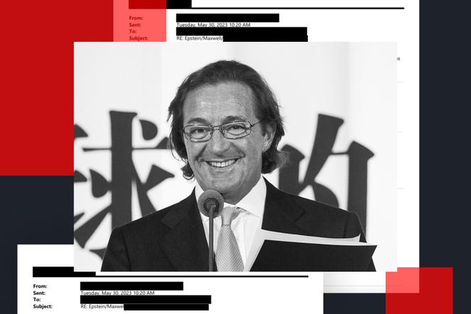 Gérald Marie, président d’Elite Model Group, à Shanghaï, le 30 novembre 2004.