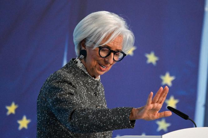 A Presidente do Banco Central Europeu, Christine Lagarde, em Frankfurt (Hesse), 19 de março de 2026.