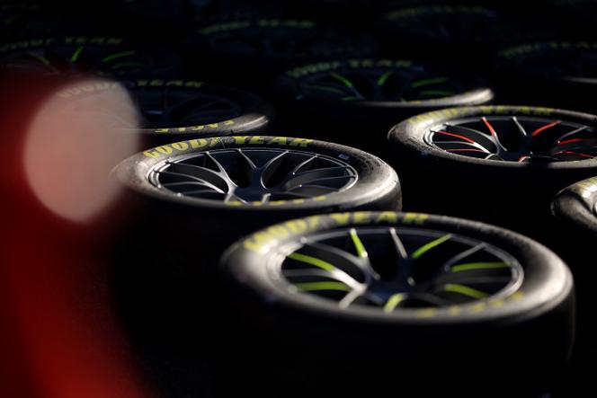 Des pneus Goodyear à Avondale (Arizona), en novembre 2024.