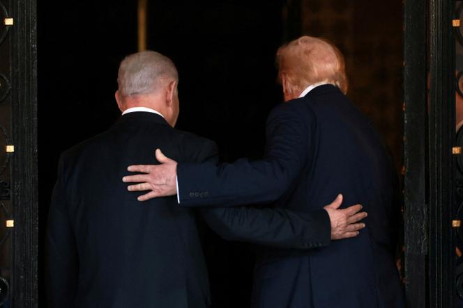 Le Premier ministre israélien, Benjamin Nétanyahou, et le président américain, Donald Trump, à Palm Beach (Floride), le 29 décembre 2025.