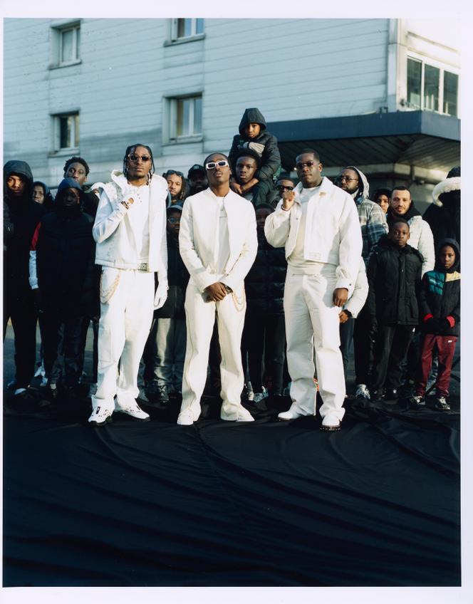 Le trio L2B, au Bois-l’Abbé, à Champigny-sur-Marne (Val-de-Marne), en novembre 2024.