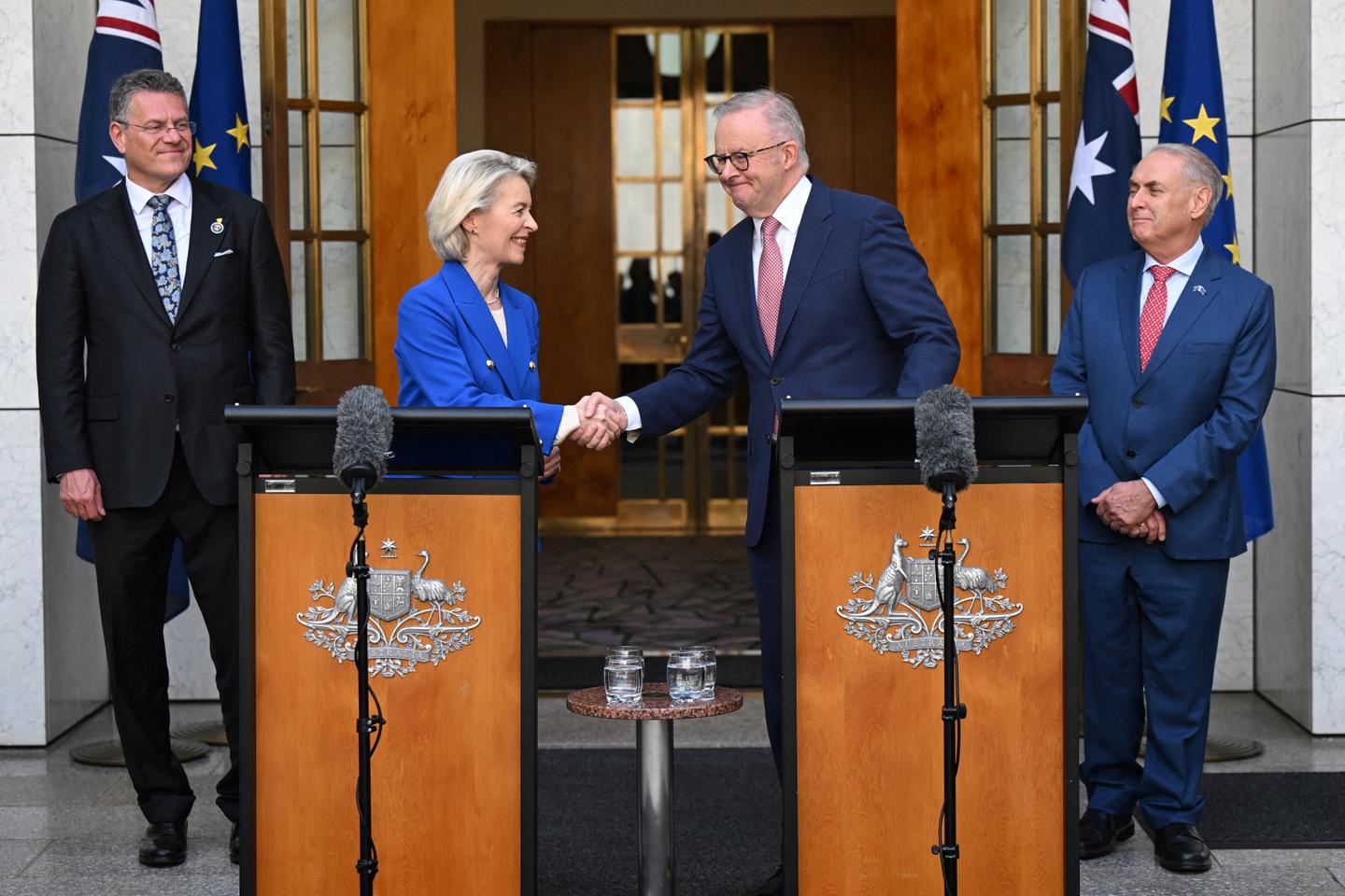 L’UE et l’Australie signent un accord commercial d’ampleur