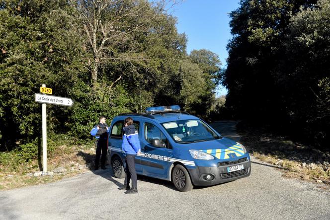 Le lieu où le corps de Sihem a été retrouvé, aux Salles-du-Gardon (Gard), le 2 février 2023.
