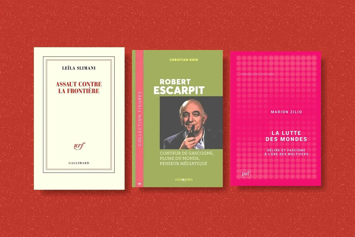 Les brèves critiques du « Monde des livres » : Leïla Slimani, Marion Zilio, auteurs du « Monde »…