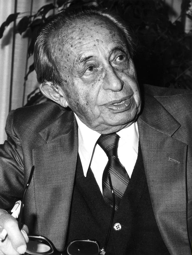 Le philosophe Hans Jonas, en 1987.