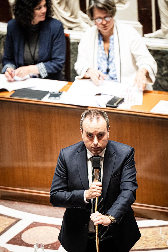 Le premier ministre, Sébastien Lecornu, à l’Assemblée nationale, à Paris, le 24 mars 2026.
