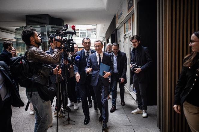 Le président du parti Les Républicains, Bruno Retailleau, à Paris, le 24 mars 2026.