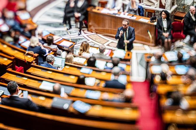 Prime Minister Sébastien Lecornu at the Assemblée Nationale on March 24, 2026.