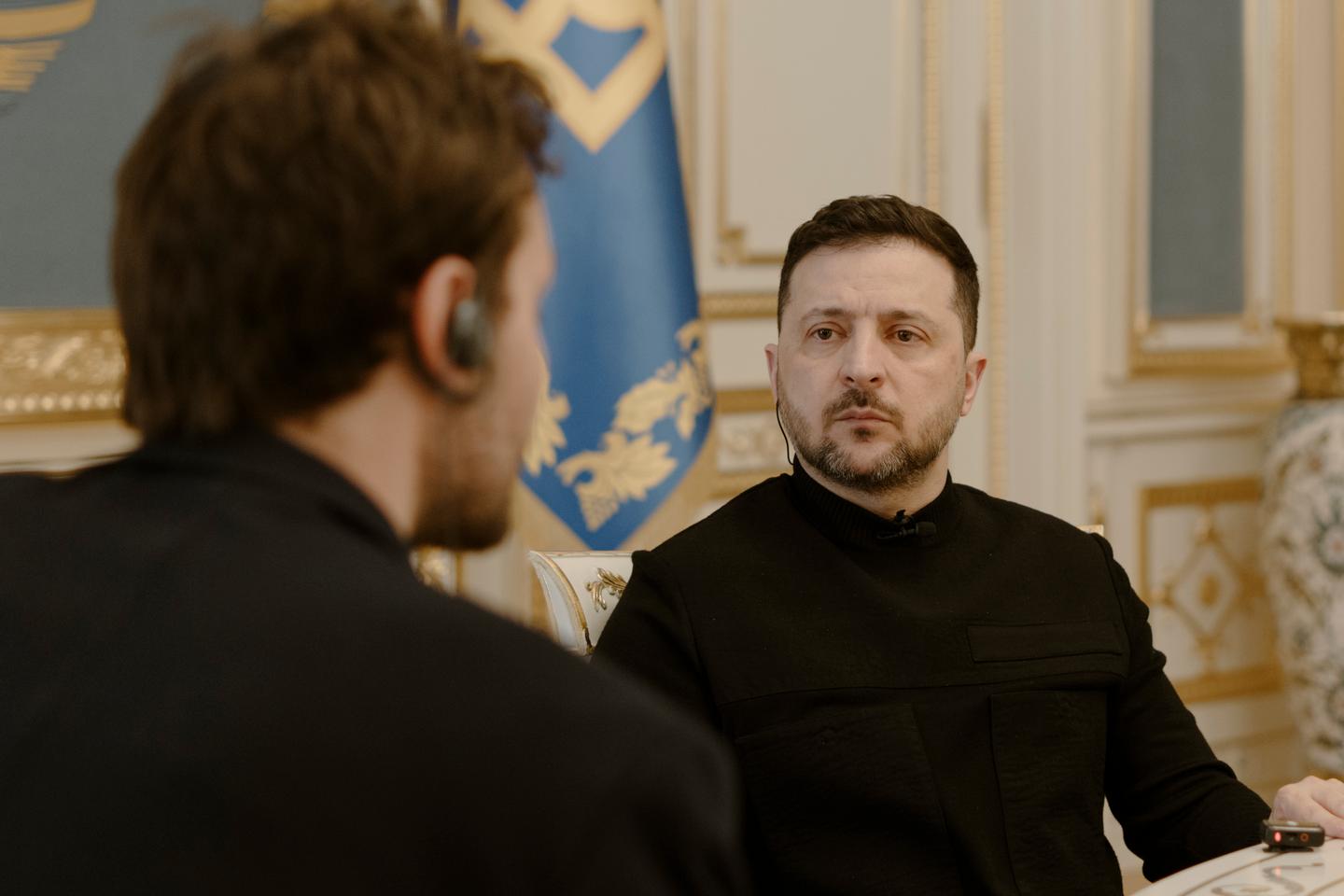 Volodymyr Zelensky en entretien exclusif avec « Le Monde » sur la guerre en Ukraine Volodymyr Zelensky en entretien exclusif avec « Le Monde » sur la guerre en Ukraine