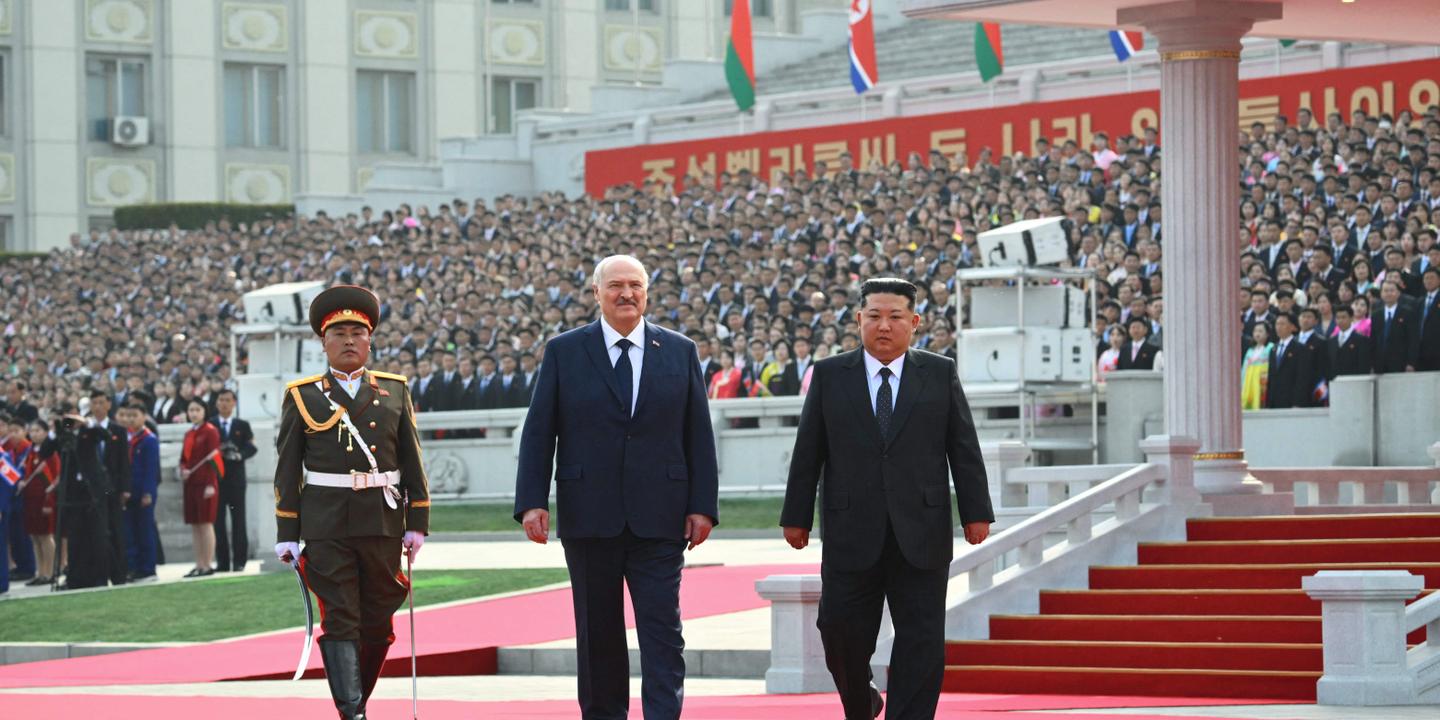Kim Jong-un reçoit le président biélorusse Loukachenko à Pyongyang