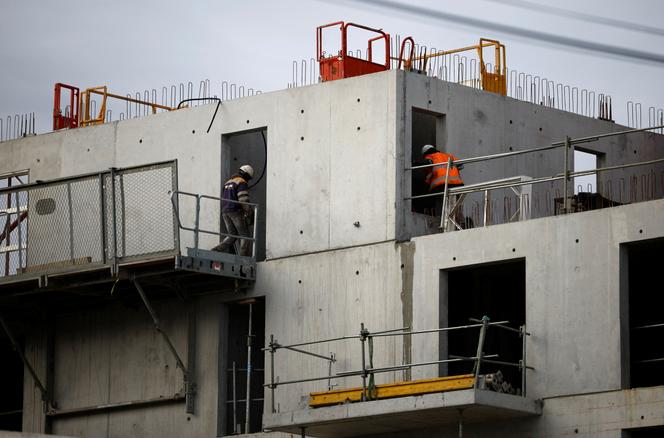 Un chantier de construction d’immeubles résidentiels à Nantes, en France, le 16 janvier 2024.