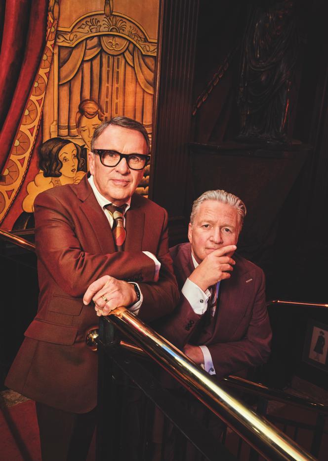 Difford et Tilbrook, du groupe Squeeze, à Londres, en 2025.