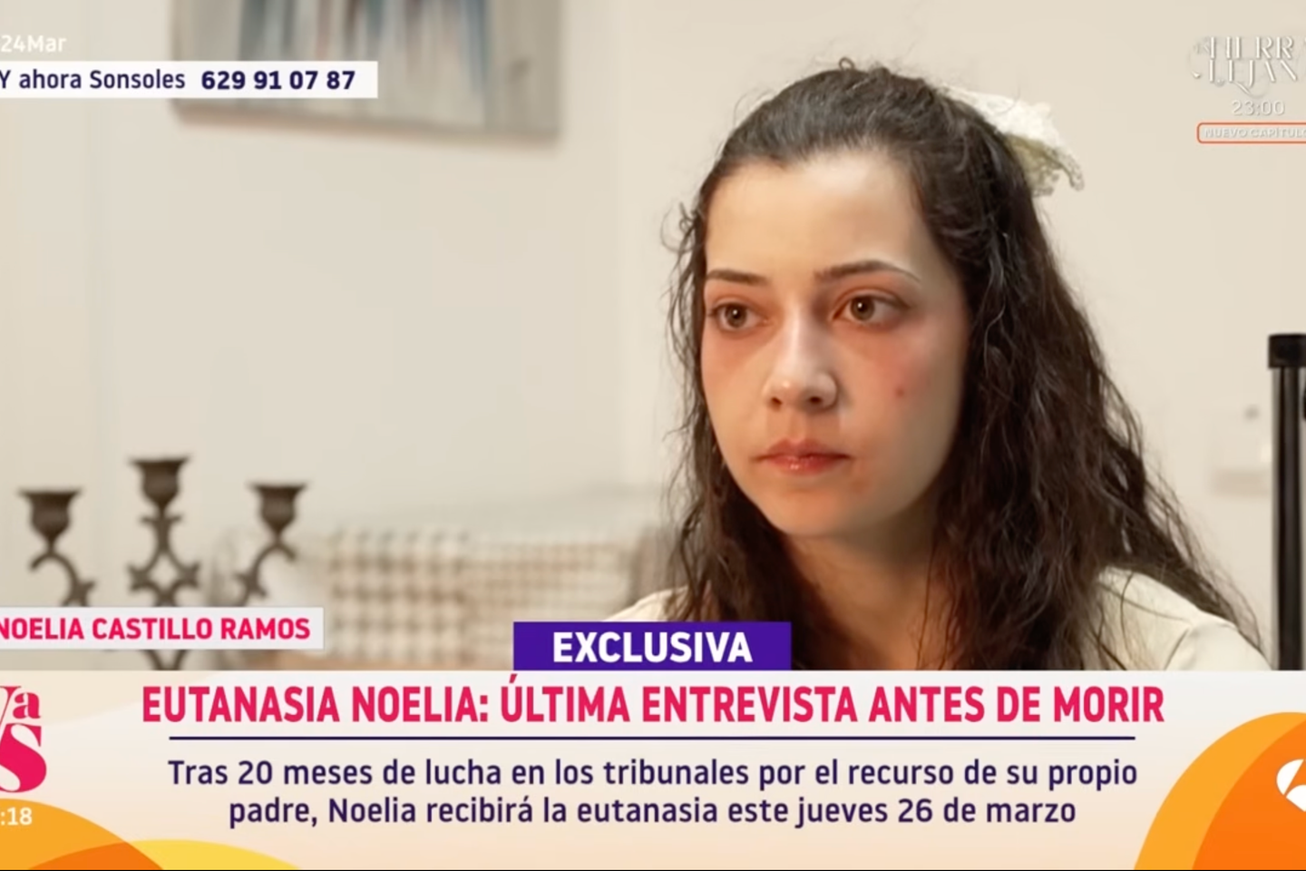 En Espagne, Noelia Castilla, 25 ans, paraplégique, obtient une aide médicale à mourir au terme d’un long combat judiciaire En Espagne, Noelia Castilla, 25 ans, paraplégique, obtient une aide médicale à mourir au terme d’un long combat judiciaire