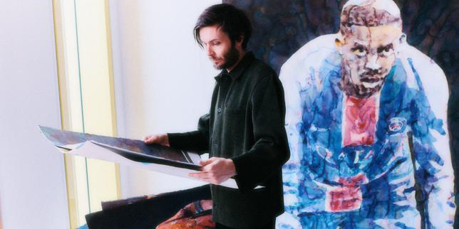 Louis Verret, le peintre qui shoote les footballeurs à l’aquarelle : « C’est la technique idéale pour les larmes, la sueur »