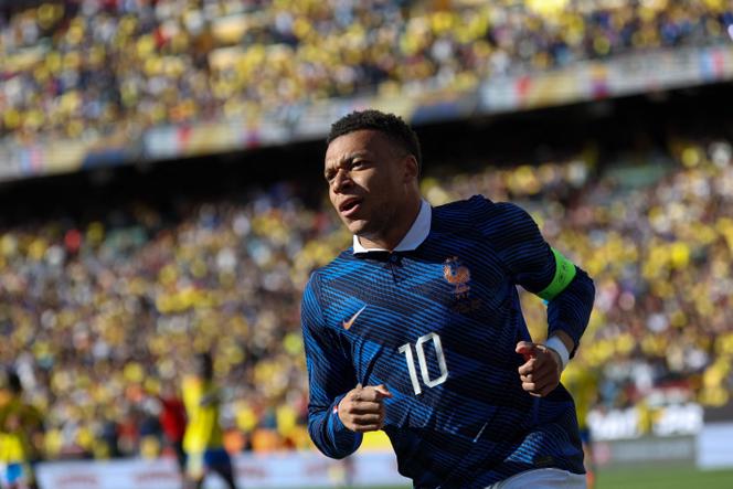 Kylian Mbappé durante o amistoso entre França e Colômbia no Northwest Stadium em Landover, Maryland, em 29 de março de 2026.