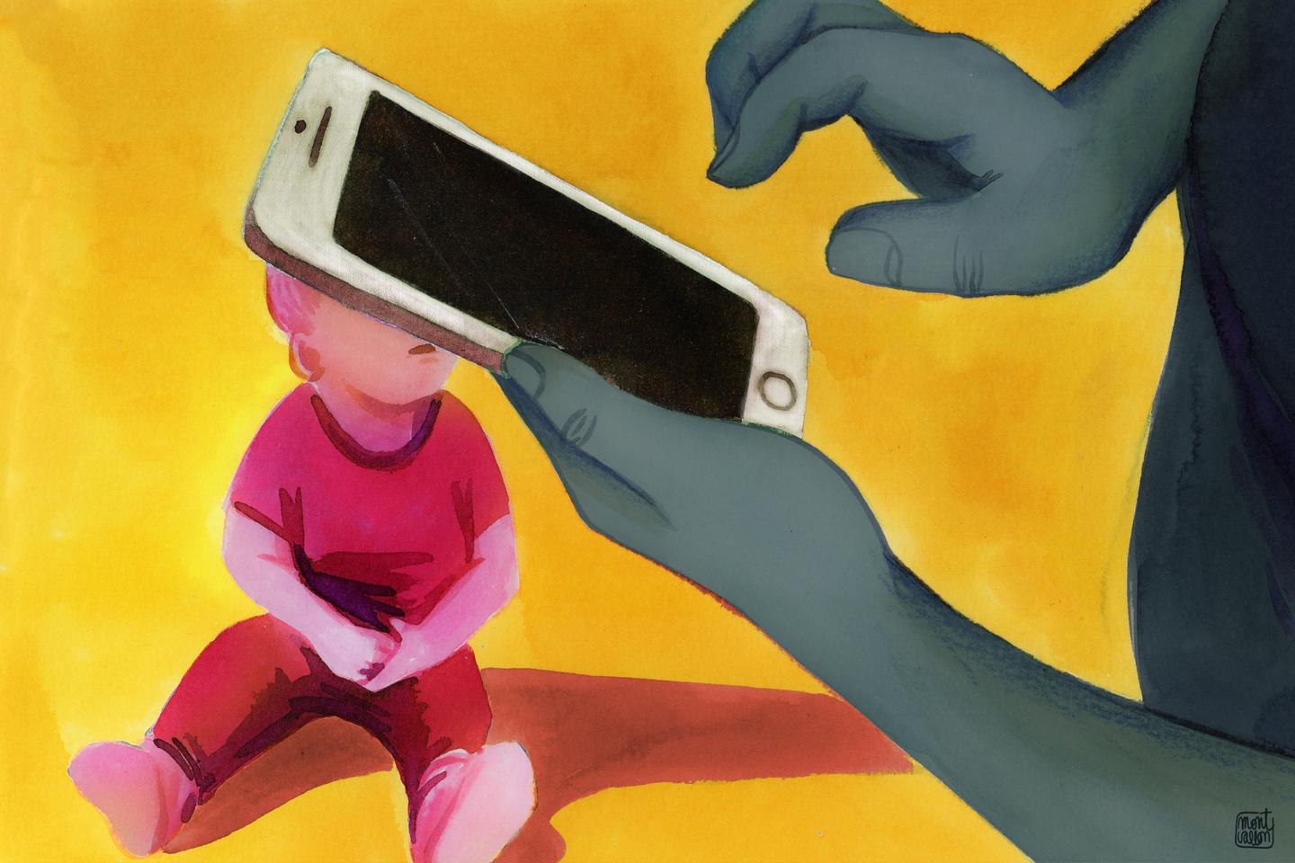 Quand les écrans brouillent les interactions parent-bébé