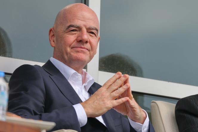 Le président de la FIFA, Gianni Infantino, à Antalya, en Turquie, pendant le match amical entre l’Iran et le Costa Rica. 