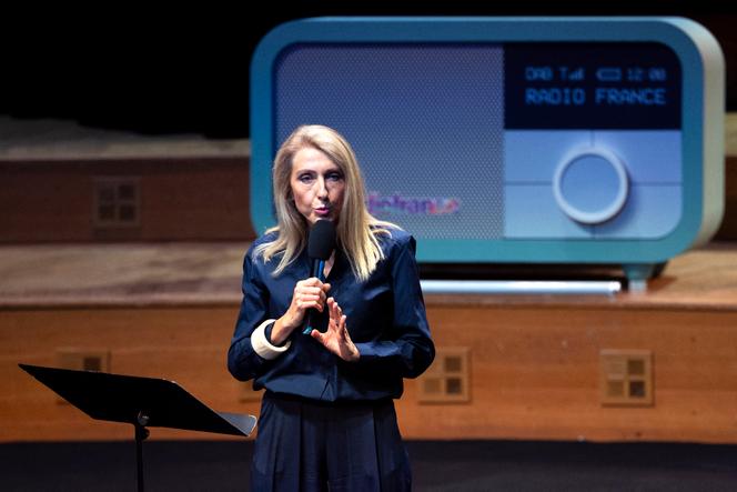 La PDG de Radio France, Sibyle Veil, à la Maison de la radio et de la musique, siège de Radio France, à Paris, le 4 septembre 2025.