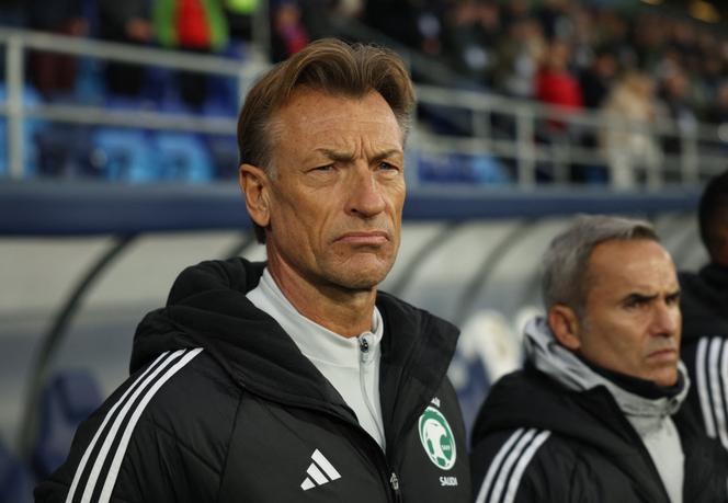 Hervé Renard, durante amistoso entre Arábia Saudita e Sérvia, em Backa Topola (Sérvia), 31 de março de 2026.