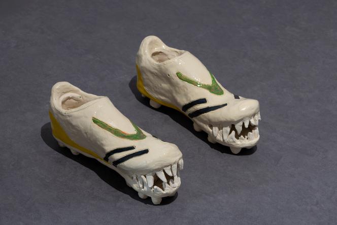 “Ponto de união, detalhe 1” (2026), de M’barka Amor.