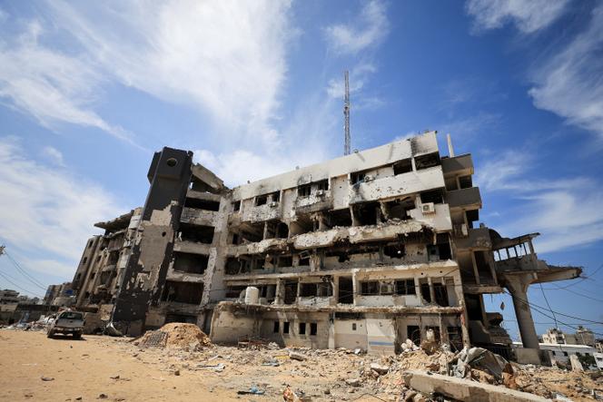 Hospital Al-Shifa, danificado durante a guerra em Gaza, 31 de março de 2026. 