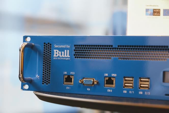 Lors d’un Campus Cyber, événement rassemblant les principaux acteurs nationaux et internationaux du domaine de la cybersécurité, à Puteaux (Hauts-de-Seine), le 7 février 2025.