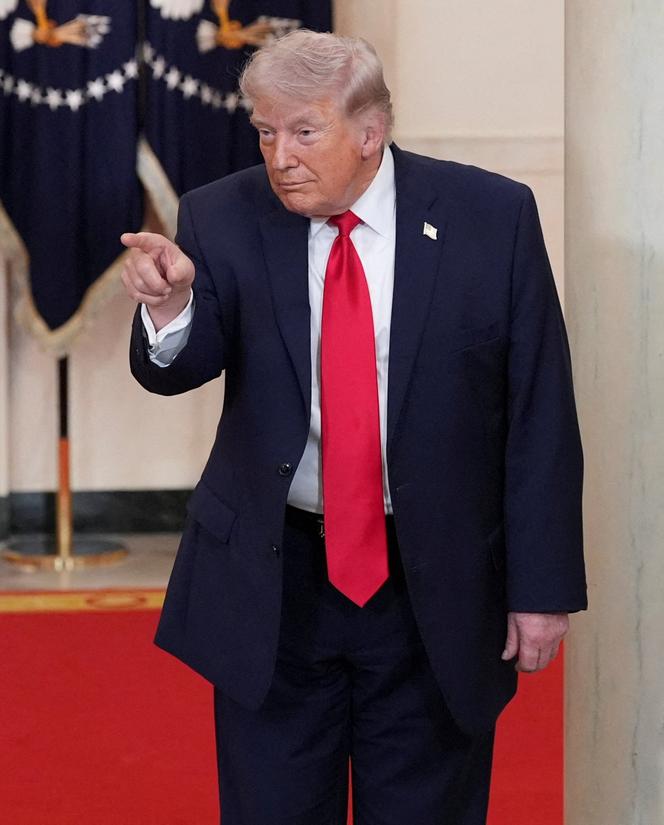 Donald Trump na Casa Branca em Washington em 1º de abril de 2026.