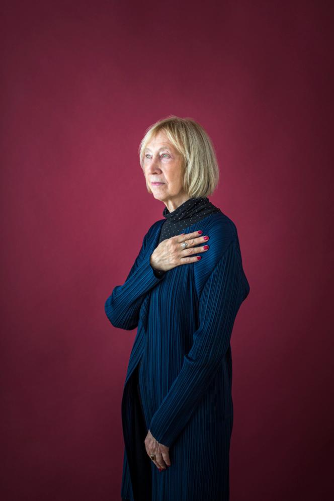 A escritora Chantal Thomas, em Paris, em 2022.