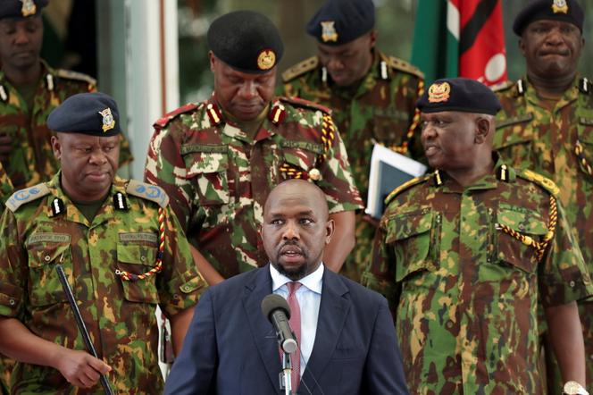 Kenyan Interior Minister Kipchumba Murkomen in Nairobi, June 26, 2025.